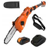 NEW $80 GARCARE Pole Chain Saw Cordless