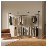 $429 pamo Industrial Pipe Clothing Rack