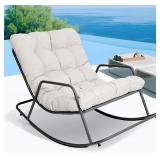 NEW $190 Outdoor Patio Rocking Chair