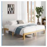 $300 (K;10') Bamboo Wood Bed Frame