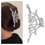 SEALED Women's Metal Spider Web Claw Clip
