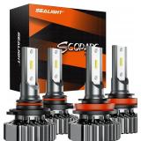 Sealed $80 H11/H9/H8 9005/HB3 LED Headlight Bulb