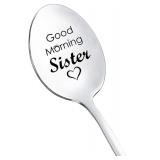 SEALED 'Good Morning SIster' Spoon Gift, Stainless