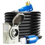 $220 50 Amp Generator Cord and Power Inlet Box, 20