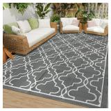 SEALED $219 Reversible Outdoor Patio Rug 9X12'