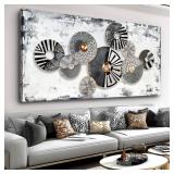 NEW $70 (20x40') Modern Geometric Abstract WallArt