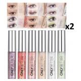 NEW 2 x 6PK Liquid Glitter Eyeshadow Set