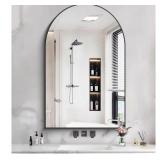NEW $96 COFENY Arched Mirror, 26'x38' Black