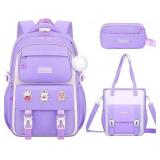 New Beige Backpack for Girls