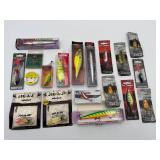 $300+ Mixed Fishing Lures Lot (19 Packs, New)