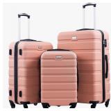 NEW $230 Coolife Luggage 3 Piece Set
