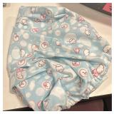 (2ftx3.5ft) Baby Seal Fitted Sheet for Bassinet