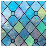 NEW $43 Stained Glass Window Film, 35.4' x 118.1'