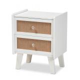 DAMAGED $60 Nightstand 2-Drawers