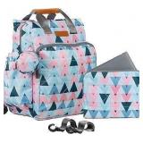 NEW $59 5-in-1 Travel Diaper Bag w/Changing Mat