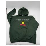 Custom Ukrainian Hoodie Dark Green (Menï¿½s L, Used)