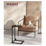 Vasagle LET350B01 C-Shaped End Table (New)