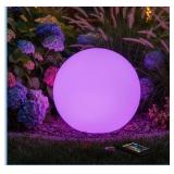 NEW $80 (10') Solar Globe Light Outdoor