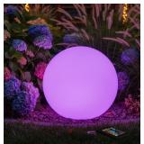 $80 25CM/10 inch Solar Globe Light Outdoor