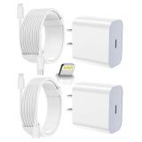 NEW 2 Pack With Apple Type C Wall Charger