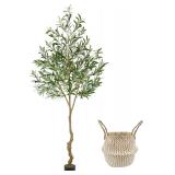 NEW $90 (7ft) Artificial Olive Tree
