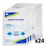 NEW $50 24PK Disposable Instant Cold Packs