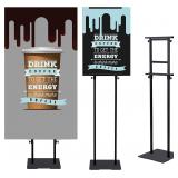$57 Heavy Duty Floor Poster Standing Display Poste
