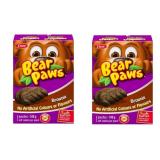 NEW 2 Boxes Bear Paws Brownie Cookies