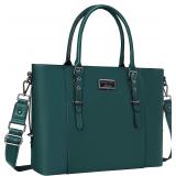 NEW $69 Leather Laptop Tote Bag, 17-17.3 inch