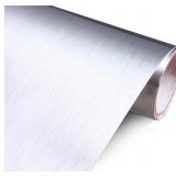 NEW $43 (60CM)Silver Stainless Steel Contact Paper