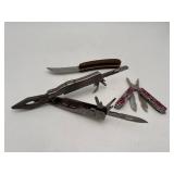 Gerber Crucial Multi-Tool + Victorinox Knife (Lot)