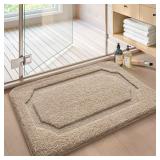 Sealed 17x30' Beige Bath Mat