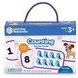 NEW Counting Puzzle Cards, Self Correcting