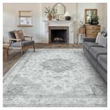NEW $139 (8x10ft)  Machine Washable Area Rug