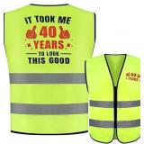 NEW 40th Birthday, Reflective Vest