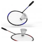 NEW $30 2 Pc Badminton Rackets Set
