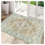 SEALED $33 Kitchen Rug Washable, Non Slip 24'x36'