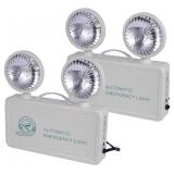 NEW $67 2PK LED Emergency Home Lights w/Batteries