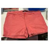 (20) Torrid Coral Chino Shorts