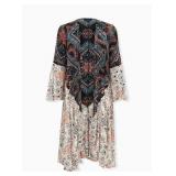 (3X) Torrid High-Low Long-Sleeve Kimono