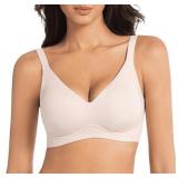 NEW (XXL) Wireless Seamless Bra Women, Beige