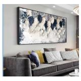 NEW $100 (20'x40') Framed Wall Art Leaf Botanical