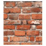 NEW $33 2PK Faux Brick Peel n Stick Wallpaper Roll