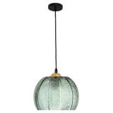 NEW $122 Vintage Textured Glass Pendant Light