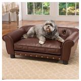 NEW $678 Pet Brisbane Tufted Sofa Dog Bed, Medium