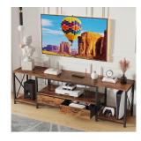 NEW $190 TV Stand with Fabric Drawer