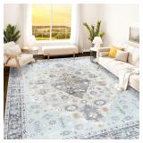 NEW $135 (9x12) Blue Area Rug