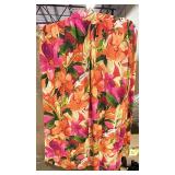 (4XL) 2pc Summer Floral Skirt & Front-Tie Top