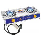 NEW $59 Portable Camping 2 Burner Propane Stove