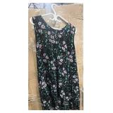 (XL) Sleeveless Floral Summer Dress